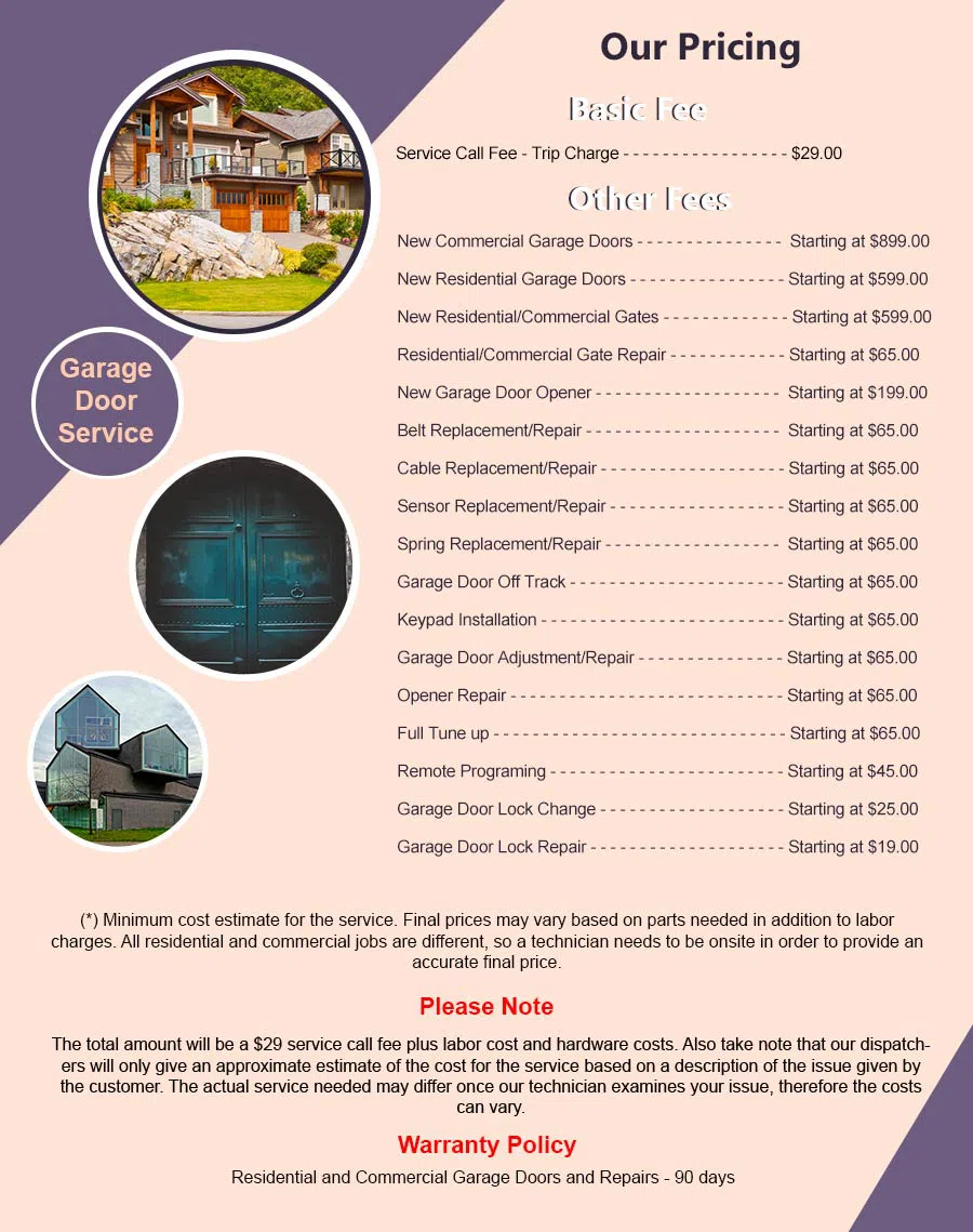 Community Garage Door Service Anaheim, CA 714-482-6506